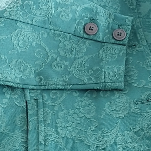 Appleseed's Petite Blue Embroidered Jacket 8P - Picture 10 of 10